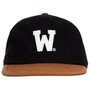 Boné Wats Dablio Six Panel Preto/Caqui