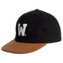 Boné Wats Dablio Six Panel Preto/Caqui