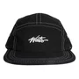 Boné Wats Five Panel Pesponto Preto
