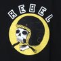 Camiseta Rebel Foundation Skull Helmet Preto