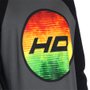Camiseta HD Raglan Logo Circle Chumbo/Preto