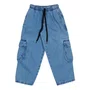 Calça Aston Cargo Infantil Jeans