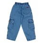Calça Aston Cargo Infantil Jeans