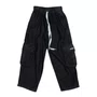 Calça Aston Cargo Infantil Preto Marmorizado
