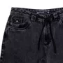 Calça Lrg Jeans Robust Black Baggy Preto