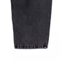 Calça Lrg Jeans Robust Black Baggy Preto