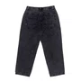 Calça Lrg Jeans Robust Black Baggy Preto