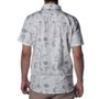 Camisa Hurley Passport Camisa de Botão Manga Curta Branco