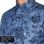 Camisa Rock City Flowers Sheets 2020 Azul Marinho
