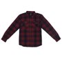 Camisa Rvca Vesuvio Flannel M/L Vermelho