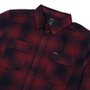 Camisa Rvca Vesuvio Flannel M/L Vermelho