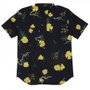 Camisa Vans Supoer Bloom Flowers Juvenil Preto/Amarelo