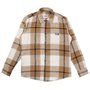 Camisa Wats Xadrez Flanela M/L Xadrez Marrom