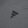 Camiseta Adidas Essentials 3 Stripes Cinza Chumbo