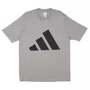Camiseta Adidas Essentials Big Logo Cinza Mescla