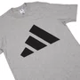 Camiseta Adidas Essentials Big Logo Cinza Mescla