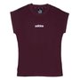 Camiseta Adidas Logo Linear Feminina Bordo