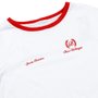 Camiseta Baw Laurel B Cropped Feminino Branco/Vermelho