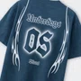 Camiseta Blunt Boxy Airbrush Azul Indigo