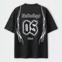Camiseta Blunt Boxy Airbrush Preto