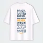Camiseta Blunt Oversized Copa Do Mundo Branco