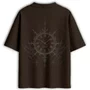 Camiseta Blunt Oversized Dark Marrom