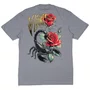 Camiseta Blunt Scorpion Flower Cinza
