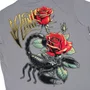 Camiseta Blunt Scorpion Flower Cinza