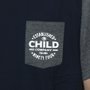 Camiseta Child Lager Pocket Azul Marinho