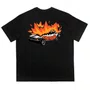 Camiseta Crafted Orange Fire Starter Preto