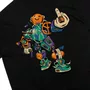 Camiseta Crafted Orange Robot Preto