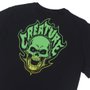 Camiseta Creature Bonehead Flame Preto
