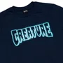 Camiseta Creature Bonehead Glitch Azul Marinho