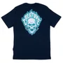 Camiseta Creature Bonehead Glitch Azul Marinho