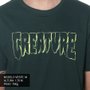 Camiseta Creature Psych Outline Verde Musgo