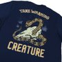 Camiseta Creature Take Warning Azul Marinho