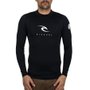 Camiseta De Lycra Rip Curl Corps Preto