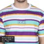 Camiseta Dgk Day Dream Colorido Listrado