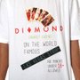 Camiseta Diamond Casino Cartas Branco