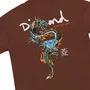Camiseta Diamond Dragon Og Oversized Marrom