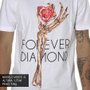 Camiseta Diamond Heart Of Tee Branco