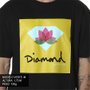 Camiseta Diamond Lotus Box Sign Preto