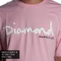 Camiseta Diamond OG Script Rosa
