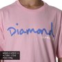 Camiseta Diamond Og Script Rosa