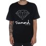 Camiseta Diamond Og Sign Logo Preto