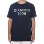 Camiseta Diamond Radiant Neon Azul Marinho