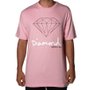 Camiseta Diamond Sign Logo Rosa
