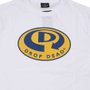 Camiseta Drop Dead Classic Logo 2 Juvenil Branco