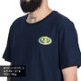 Camiseta Drop Dead Classic Logo Azul Marinho