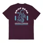 Camiseta Drop Dead Infanto Juvenil Hardgoods Bordo